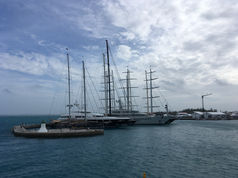 some visiting yachts. this is the .01%